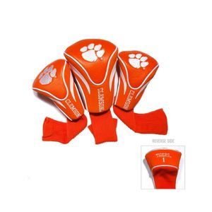 New Team Golf Clemson Tigers 3 Pack Contour Headcovers 1,3,X